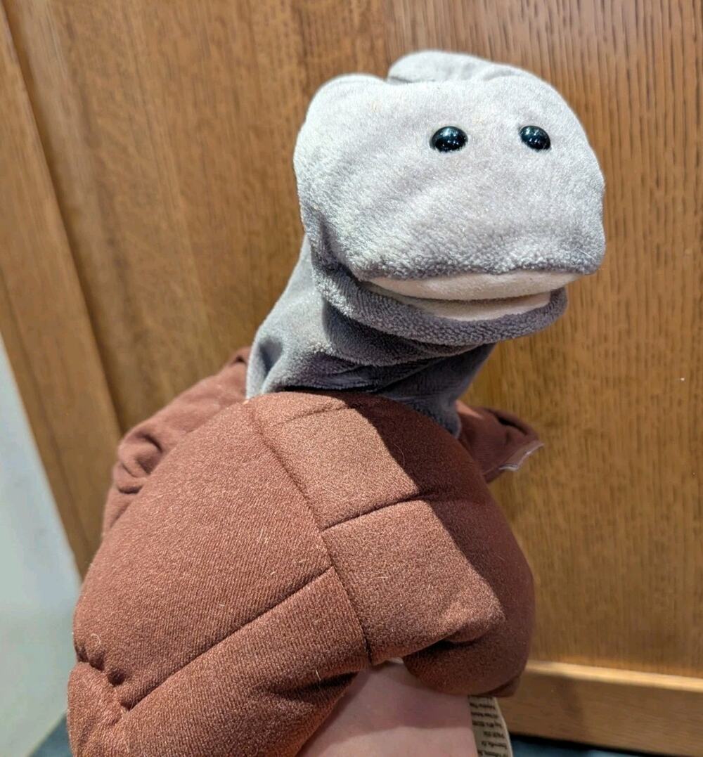 tto Folkmanis realistic garden snail plush slug hand puppet 10" bug insect